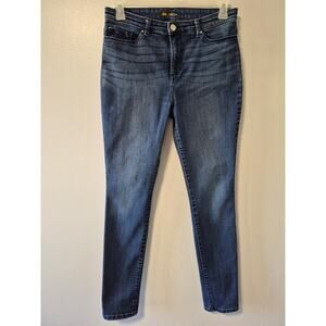 Lee Sculpting Slim-Fit Jeans Women's Size 10 Tall Skinny Leg Blue Denim